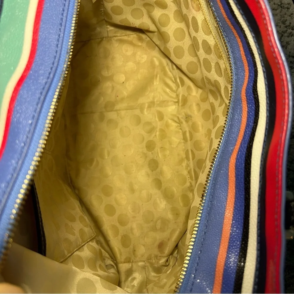Kate Spade New York Cedar Multi-Colored Stripe Tote Bag